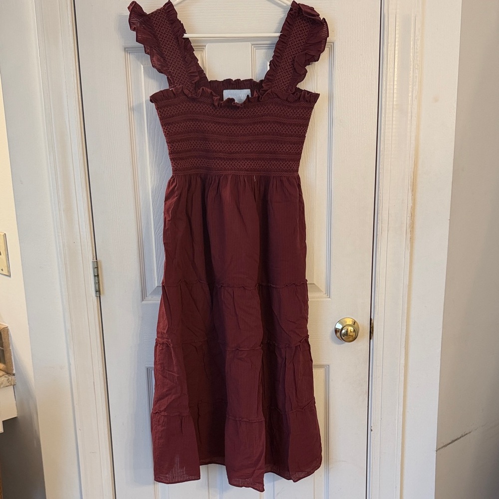 Hill House Ellie Nap Dress Burgundy
